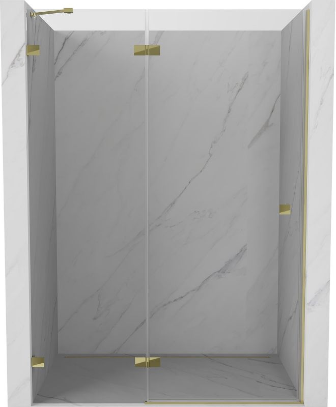 Drzwi prysznicowe Mexen Lunar złote 130x200 cm 834-130-000-50-00-L 1 szt.