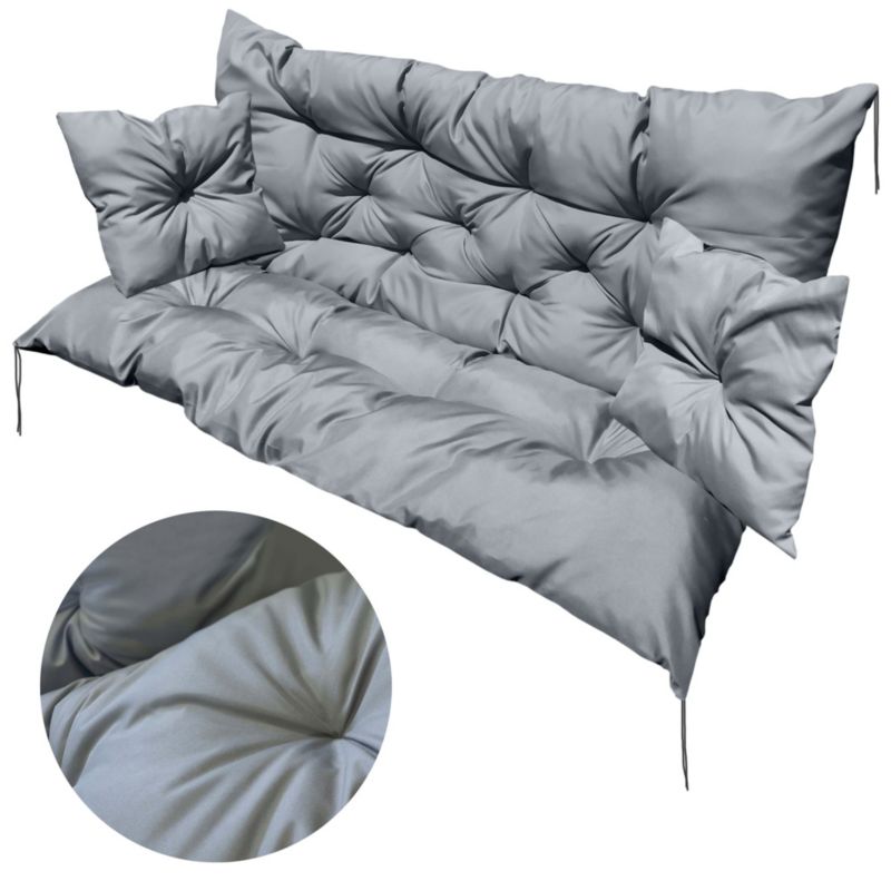 Poduszka Ogrodowa EDANTI Zestaw 120x60x50 Na Ławkę Huśtawkę Taras Wodoodporny 1 szt.