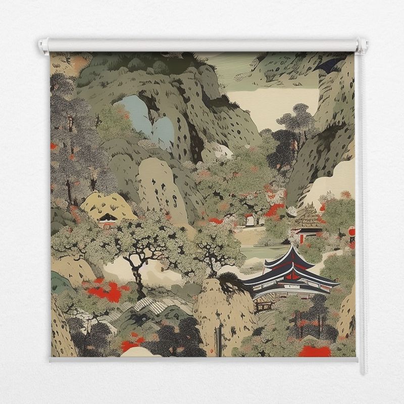 Roleta wewnętrzna z nadrukiem Tulup 150x180 cm Góra 1 szt.