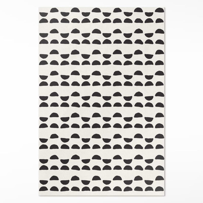 Ozdobny Dywan Winylowy Wallfluent 140x210 cm Nieregularne półksiężyce 1 szt.