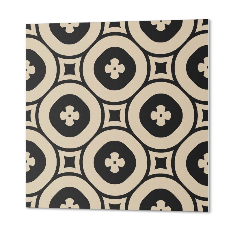 Paczka Kafelków Winylowych PCV ArtPrintCave 30x30 cm Geometryczny wzór z kwadratami 9 szt.