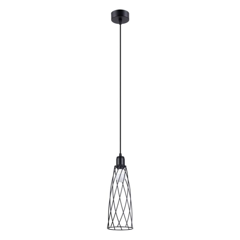 Lampa wisząca Sollux Lighting Suba 5330 czarna industrialna 1xE14 x 1 szt.