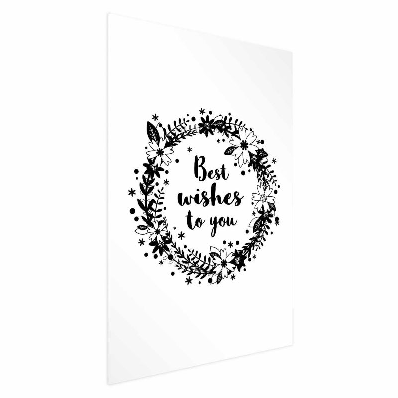 Plakat Artgeist Best wishes 40x60 cm bez ramy 1 szt