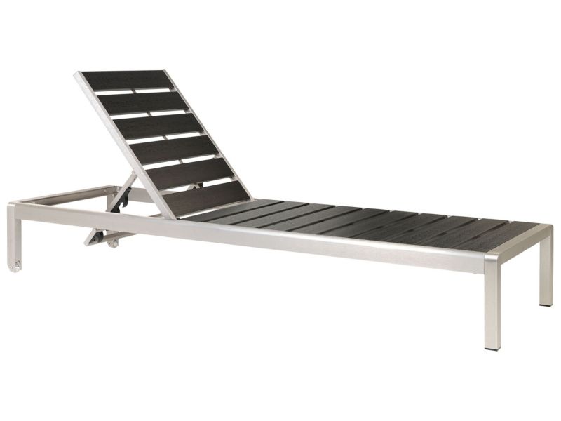 Leżak Metal Czarno-srebrny Nardo 1 szt.