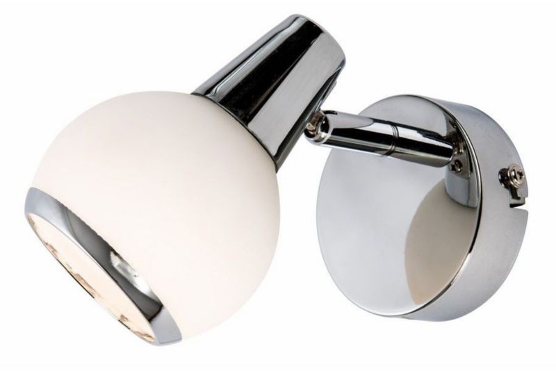 Kinkiet ścienny Reality Loris chromowany 1 x E14 x 40W IP20 wym: 12 x 8 x 14 cm - 1 szt.