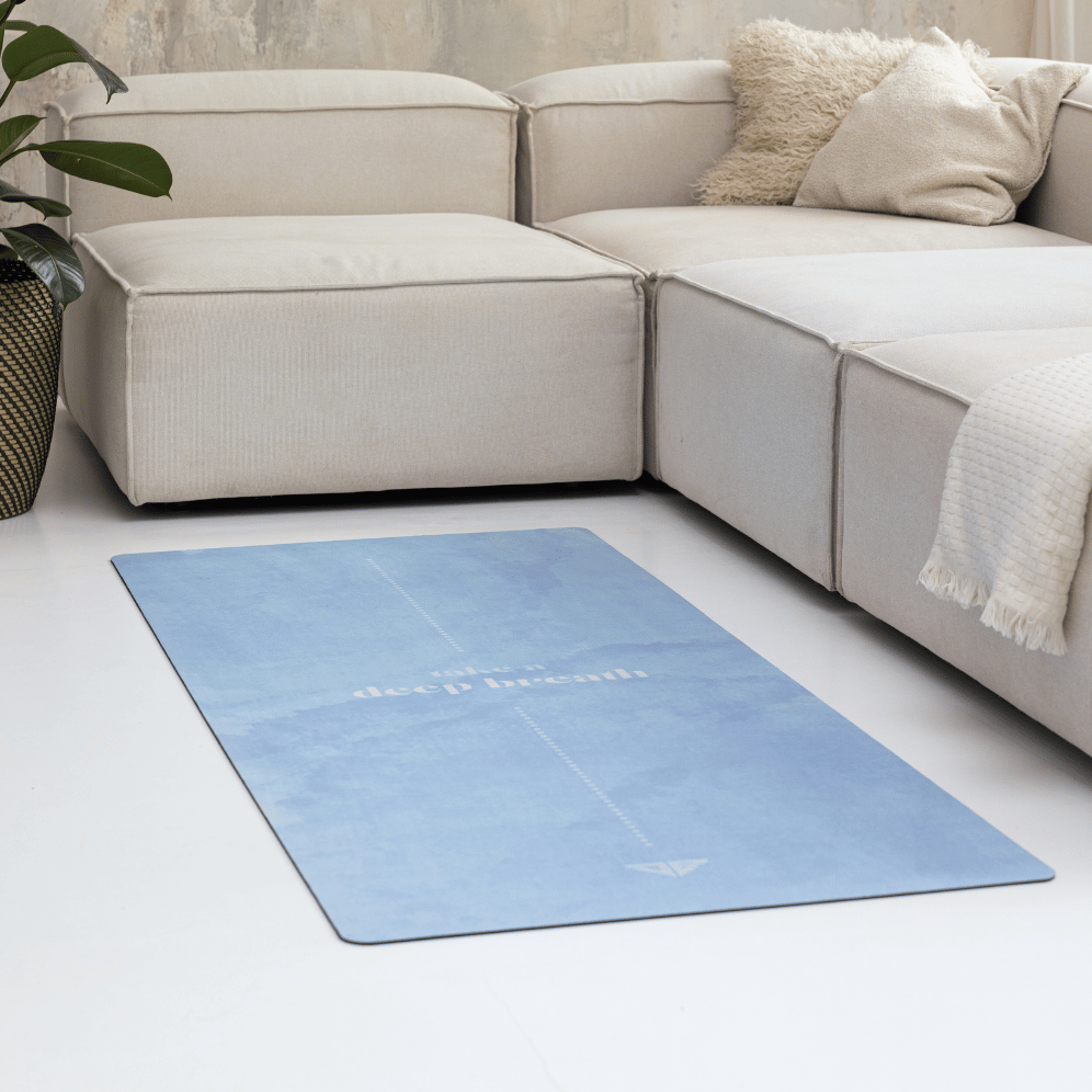 Mata do ćwiczeń i jogi - Blue XL - Deep Breath
