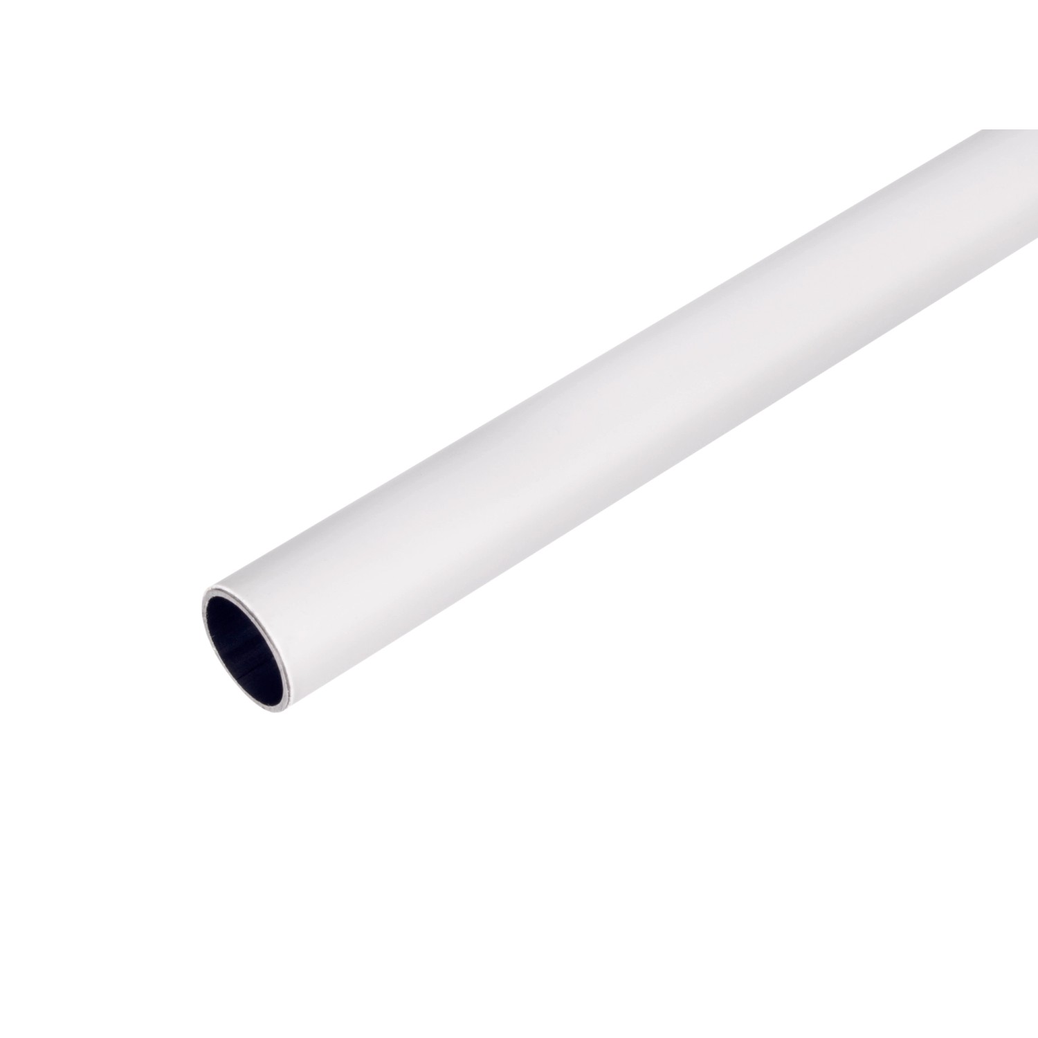 Hettich Drążek na ubrania 120 cm biały