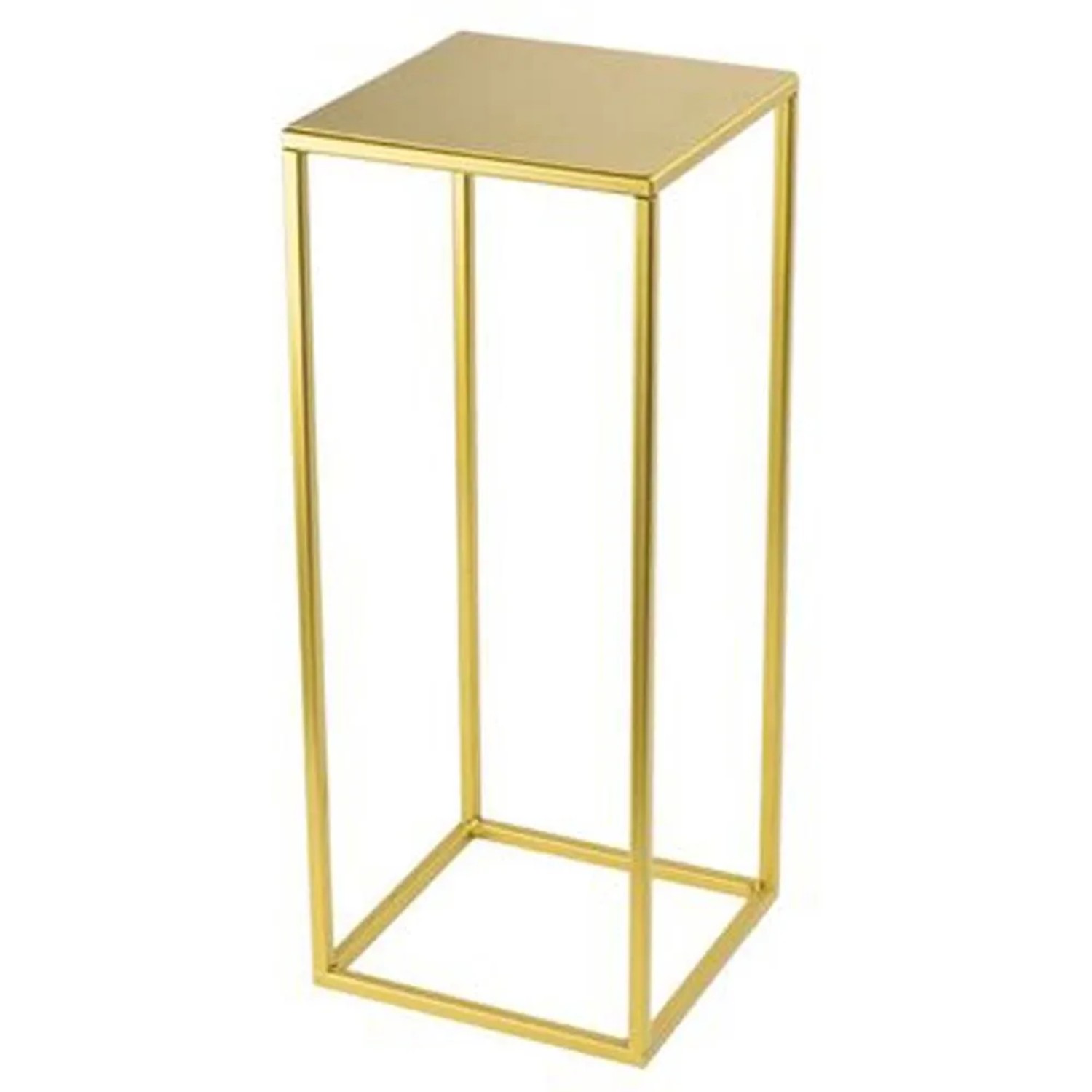Kwietnik stojący Evron S złoty - 19 x 19 x 47 cm