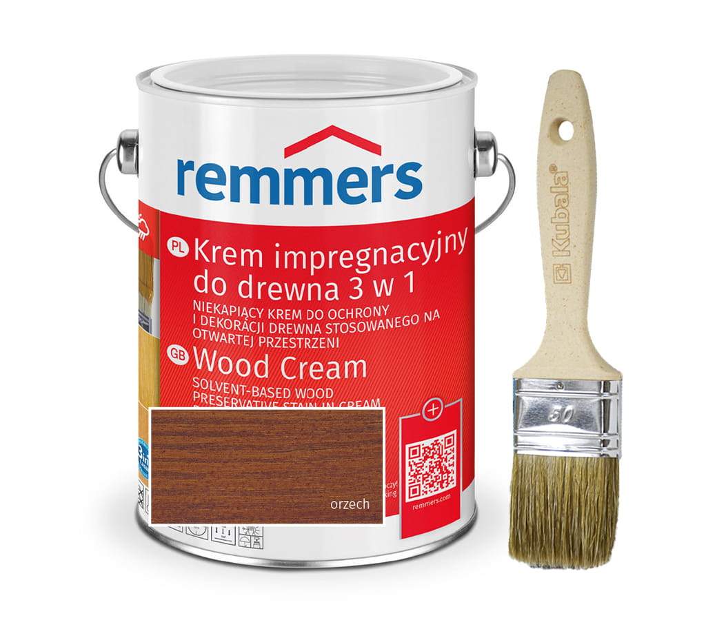 REMMERS HOLZSCHUTZ-CREME DO DREWNA ORZECH 5L