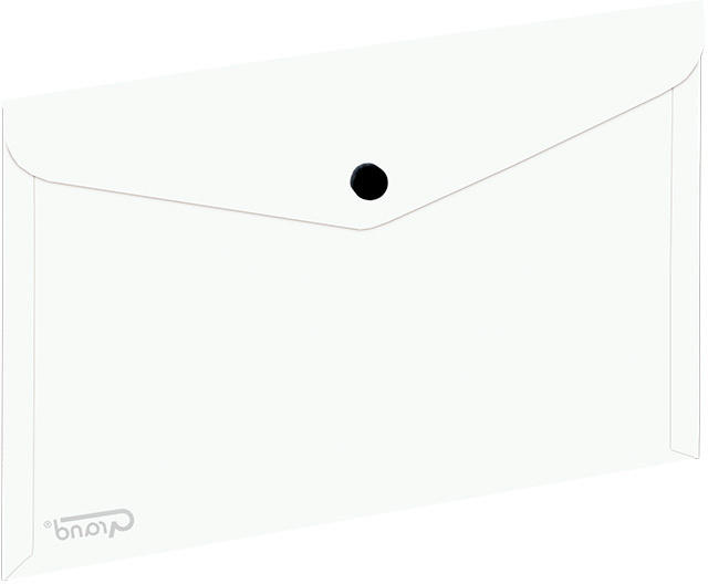 Teczka kopertowa na zatrzask Grand 043, A5, biały