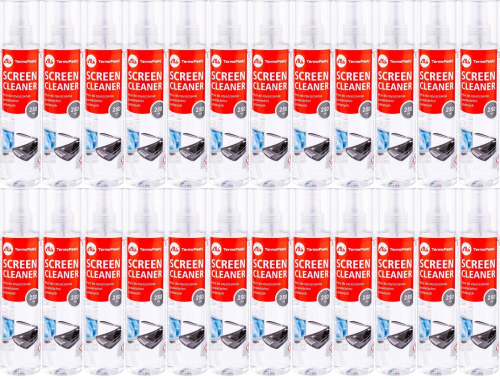 24x Płyn do powierzchni szklanych Ar Termopasty Glass Cleaner, 250 ml