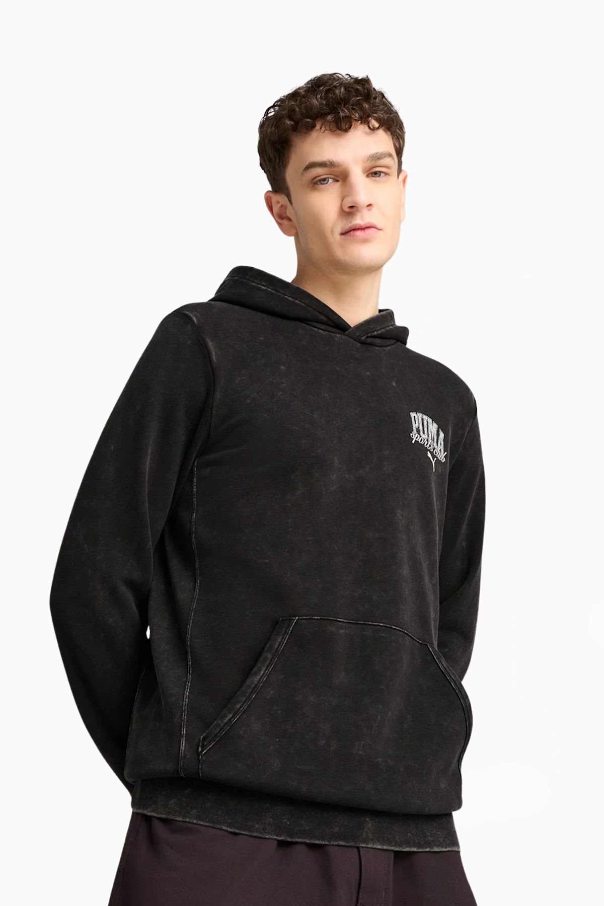 Bluza z kapturem Puma Classics Washed - Czarny