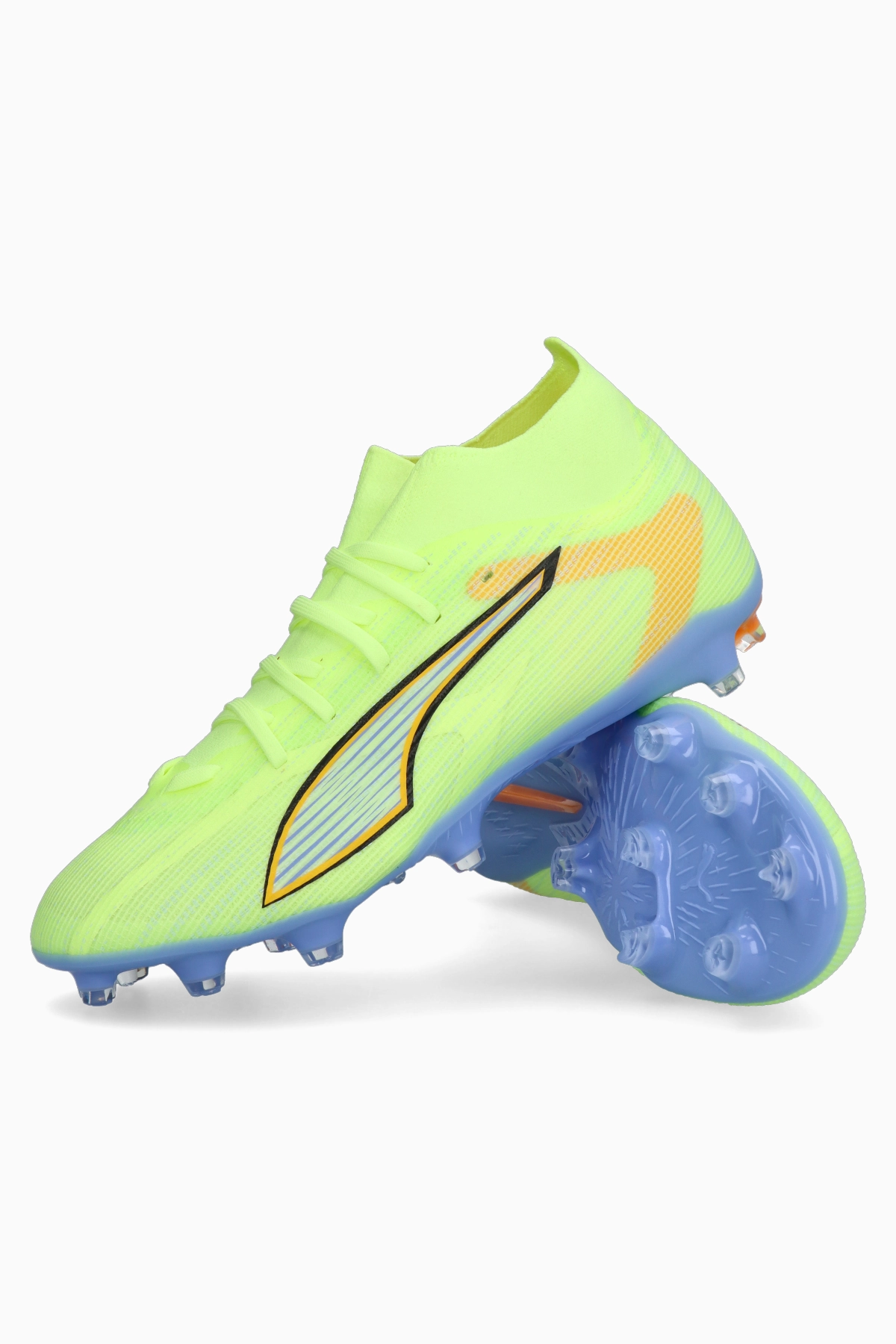 Korki Puma Ultra 6 Match+ FG/AG Damskie - Limonkowy