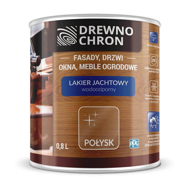 Lakier Drewnochron Jachtowy połysk 0,8 L