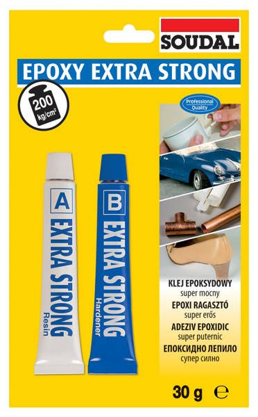 Klej epoksydowy Extra Strong 2x15ml Soudal