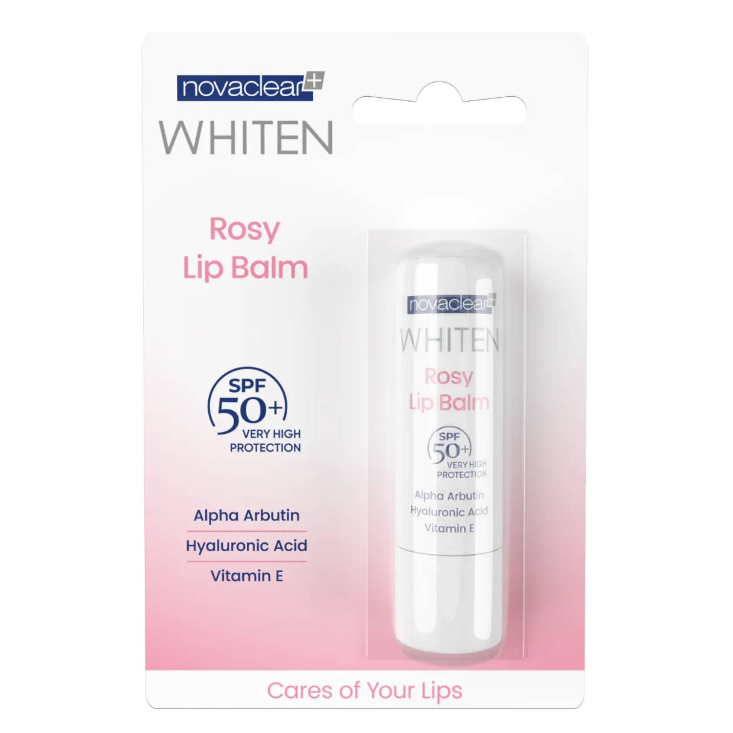 Novaclear whiten rosy lip - pomadka do ust, spf 50+, 4,9 g