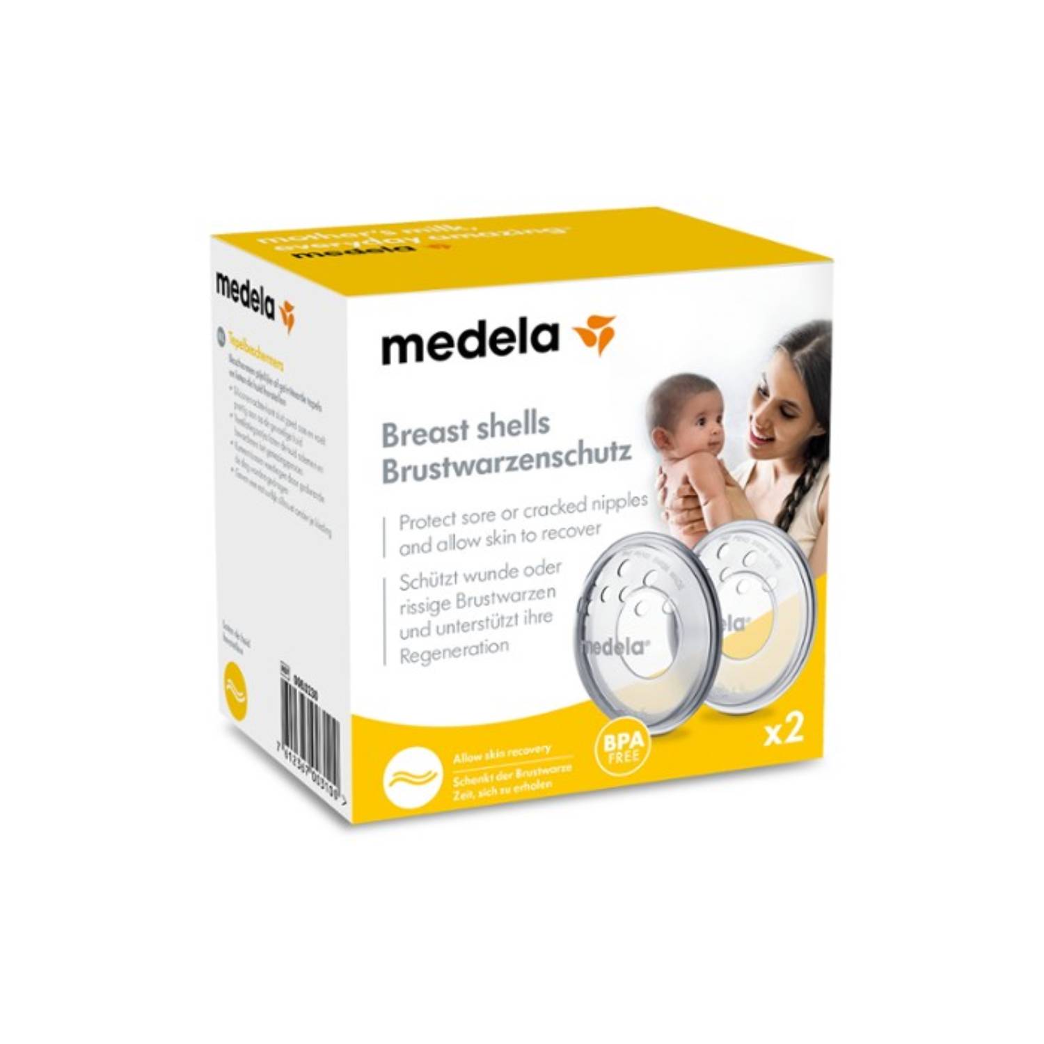 Medela osłonki ochronne na piersi, 2 sztuki
