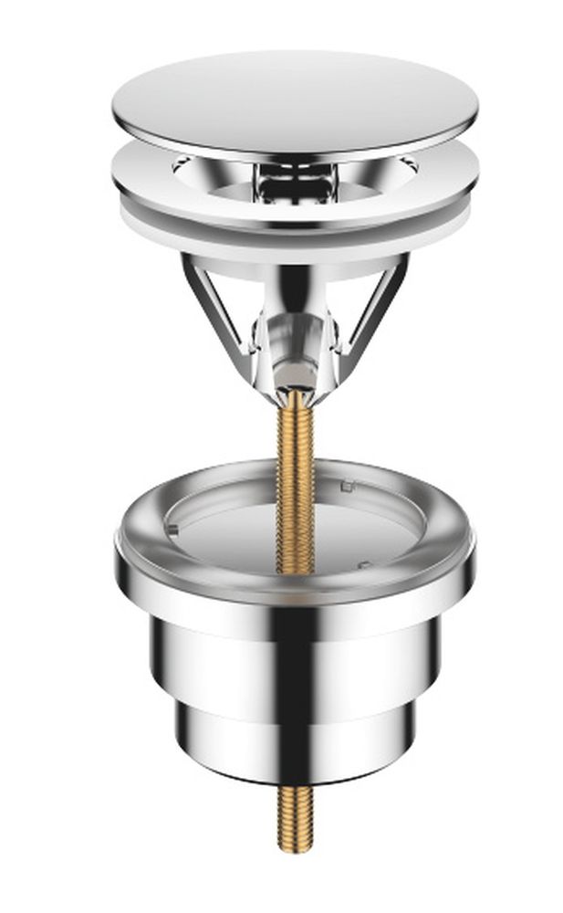 Dornbracht zestaw odpływowy z korkiem okrągły bez przelewu chrom 10126970-00