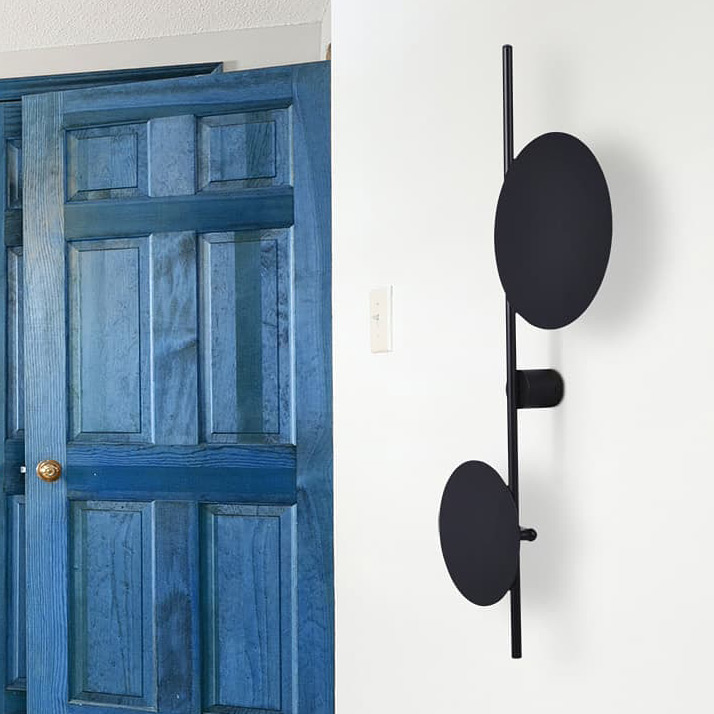 Kaja Rega kinkiet 2x10W LED czarny K-4638