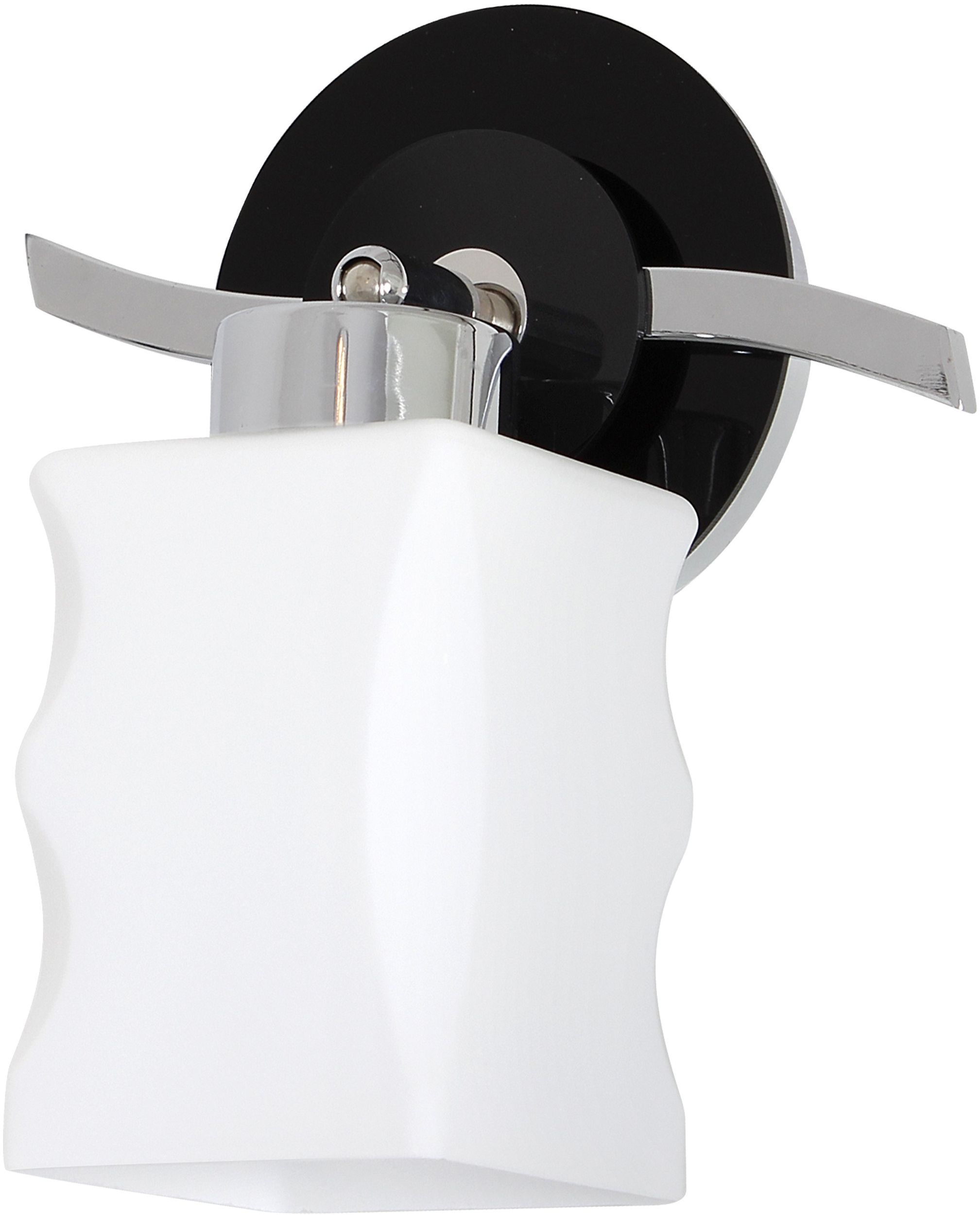 Luminex Derby kinkiet 1x60 W czarny-chrom 0788