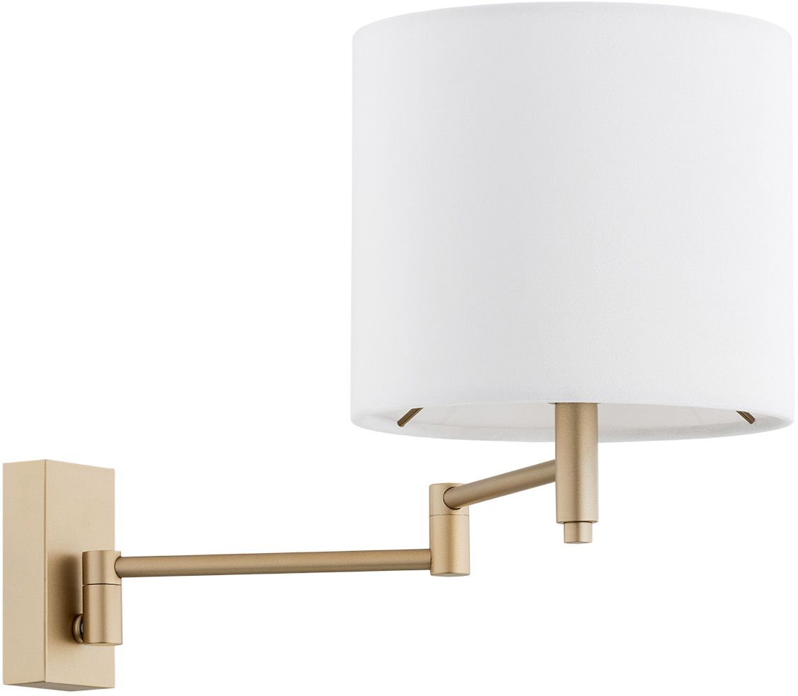 Argon Dolce kinkiet 1x15W biały/złoty 8314