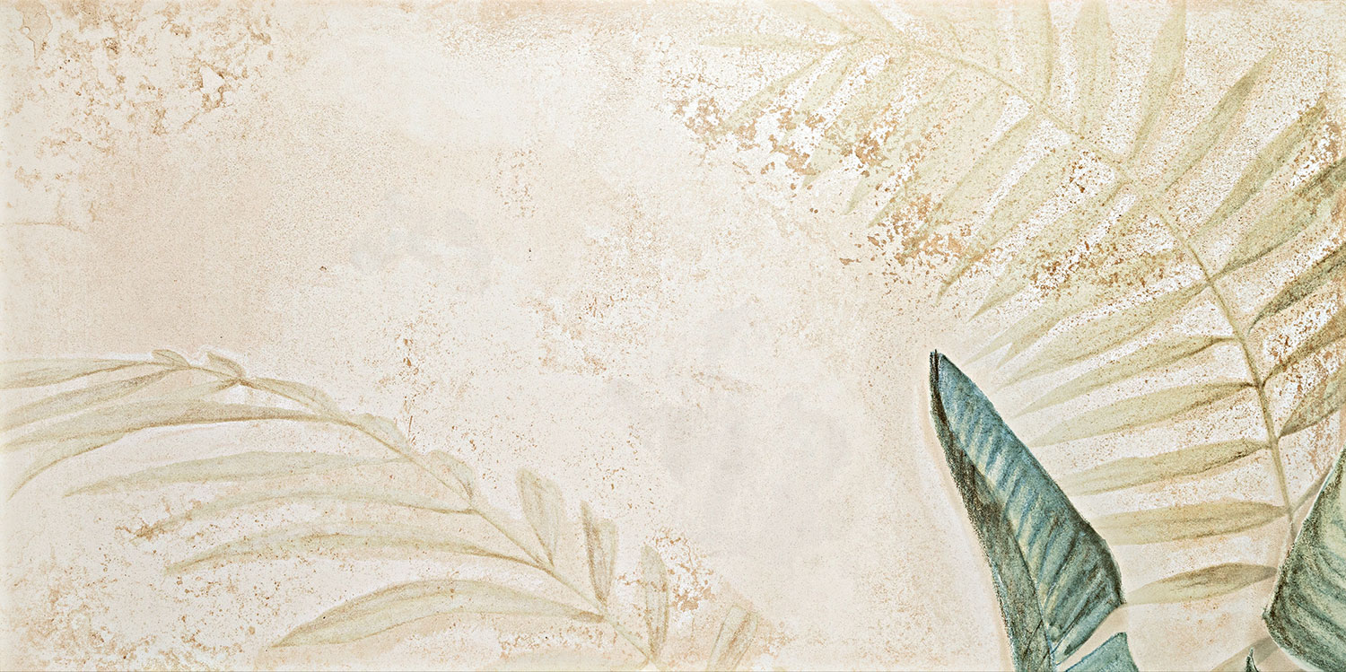 Domino Alabaster Shine leaves A Element 4 dekor podłogowy 119,8x59,8 cm