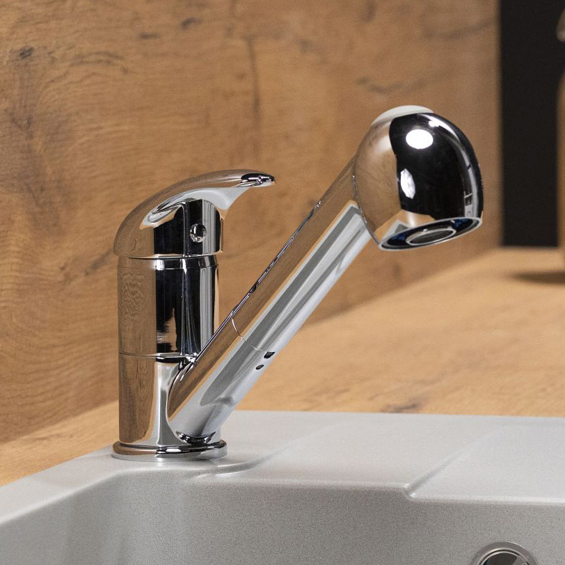 KFA Armatura Indira bateria kuchenna stojąca chrom 6613-110-00