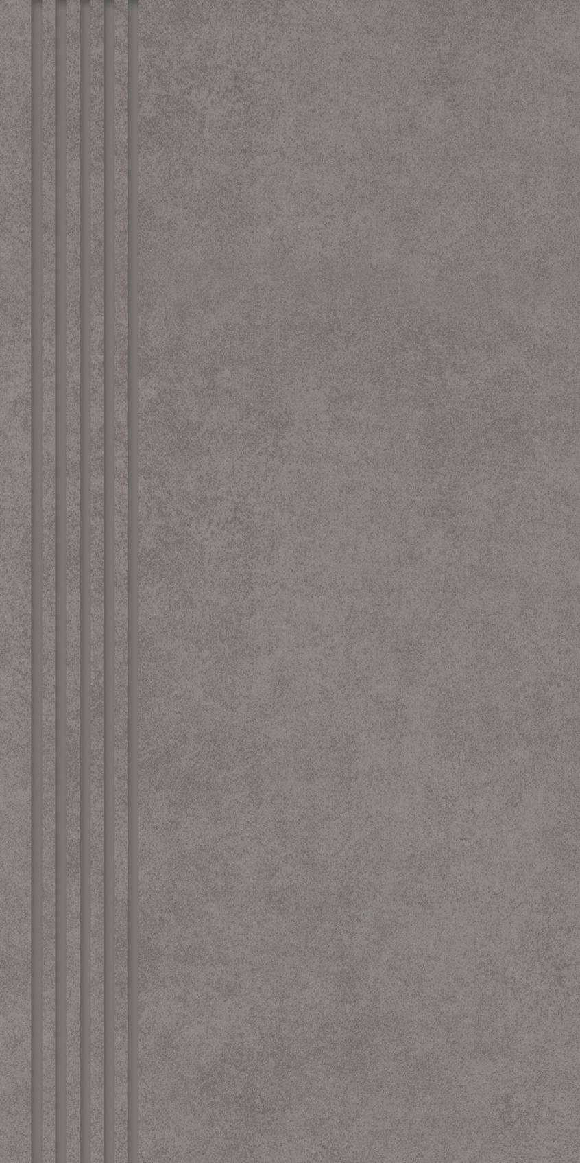 Paradyż Intero stopnica 29,8x59,8 cm prosta nacinana szary mat