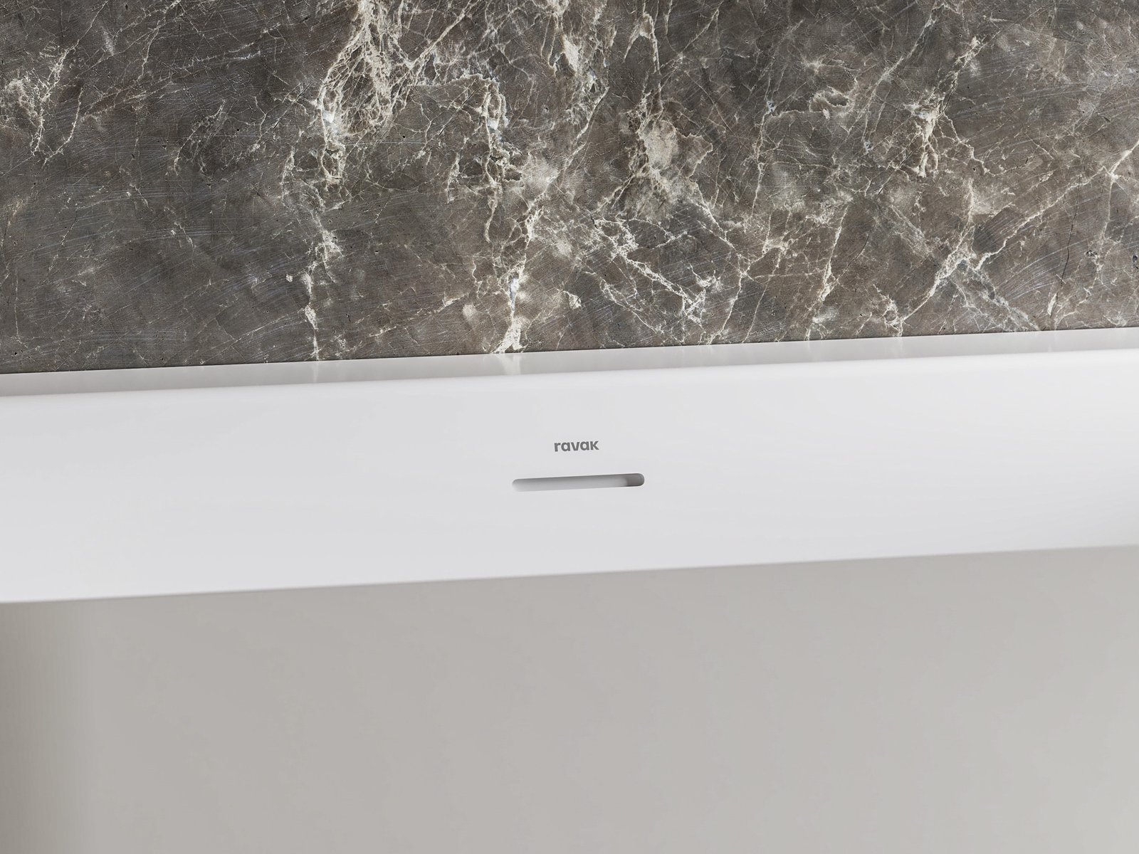 Ravak Freedom Corner II Tec Lewa wanna narożna 175x86 cm owalna biały/smoke grey CC91500000