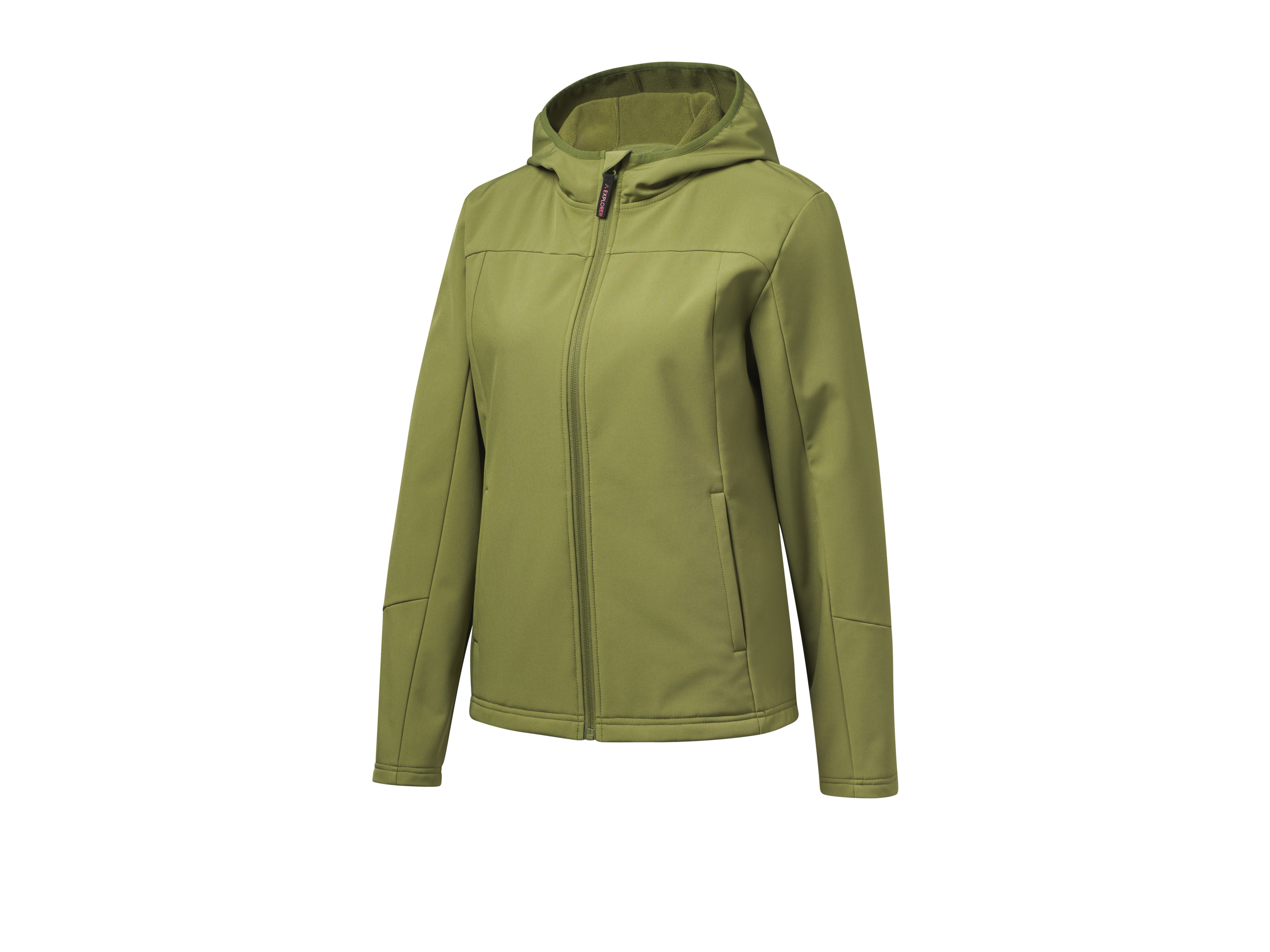 Crivit Kurtka damska softshell ocieplana XS 32/34, Zielony