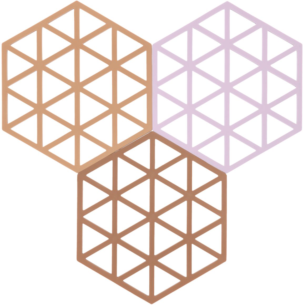 Darmowa Dostawa - Podstawka kuchenna 16x14x cm mix kolor Zone Denmark Triangles 32707