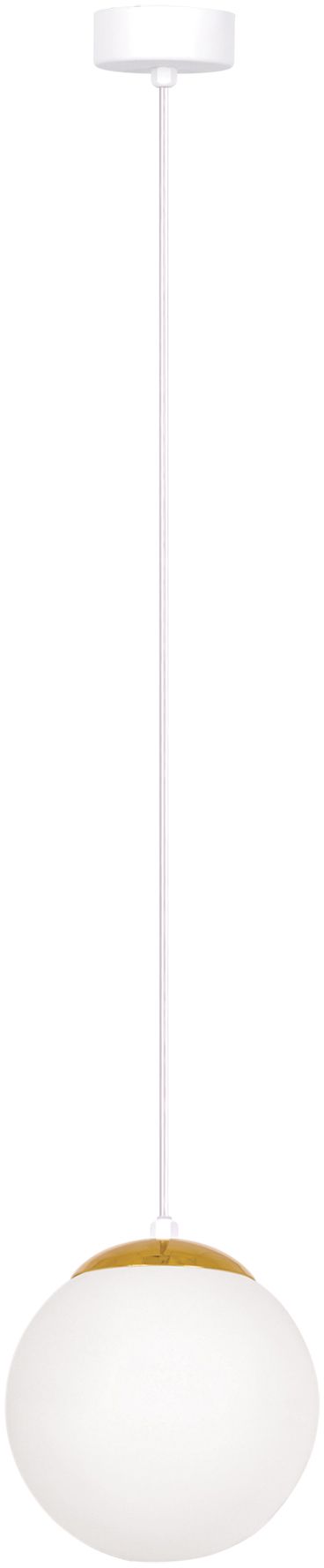 Darmowa Dostawa - Lampa wisząca 1x40 W biała-złota Kaja Elmo K5311