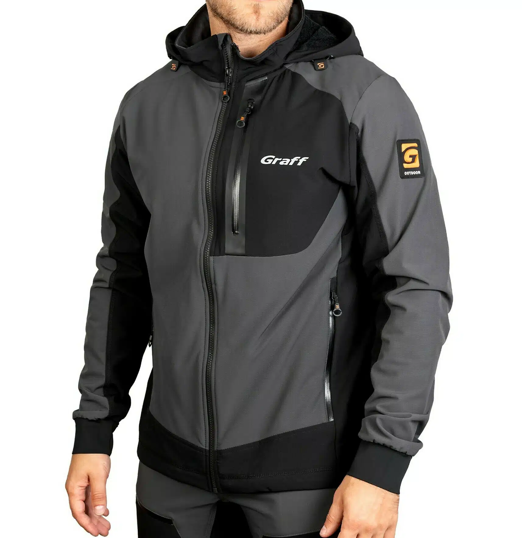 Graff Bluza Ocieplana Softshel Szara 561S-2