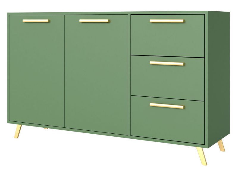 Komoda młodzieżowa MIRJAN 24 Bali 2 butelkowa zieleń 1 szt.