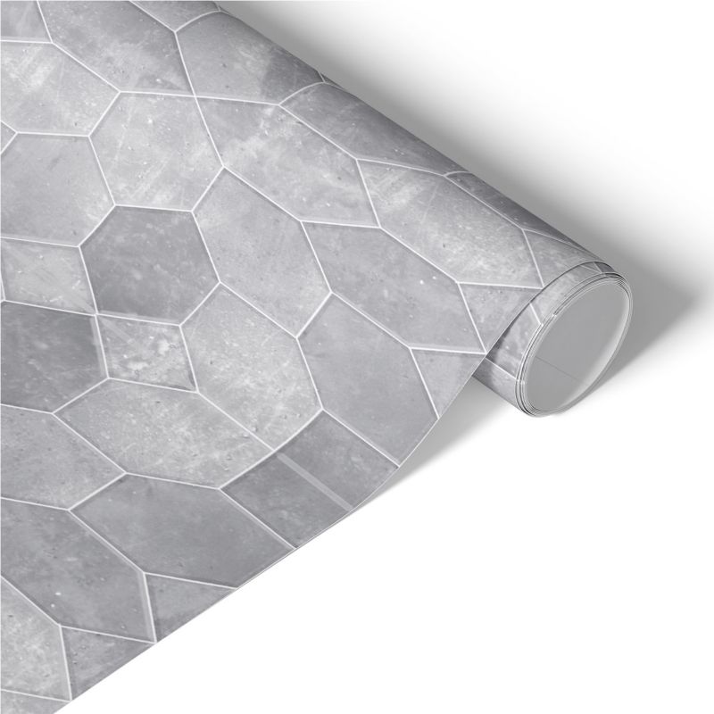 Samoprzylepna Okleina Meblowa Tulup 50x100 cm Geometryczne płytki Samoprzylepna Folia Matowa 1 rol.