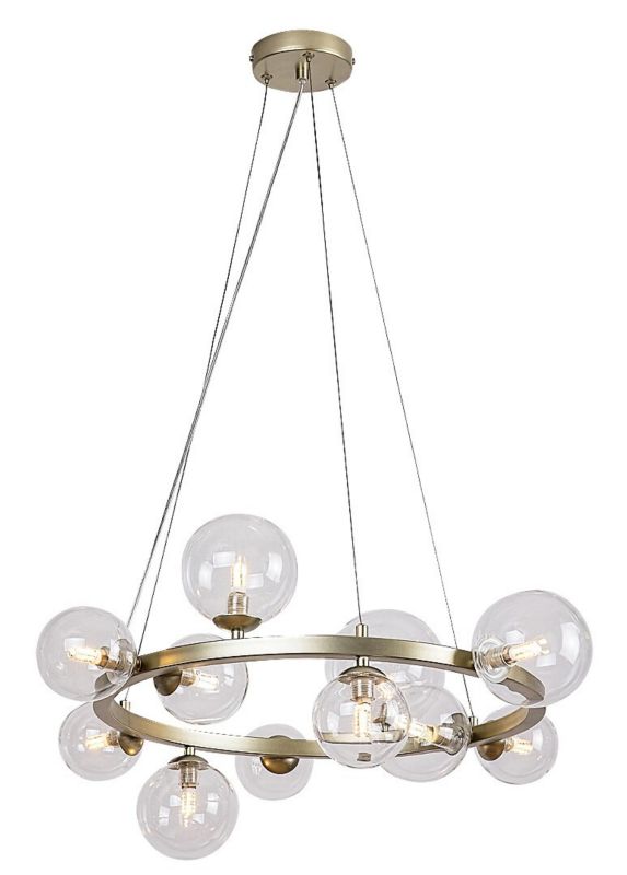 Lampa wisząca Rabalux Aslov 3003 złoto-przezroczysty ring 11xG9 x 1 szt.