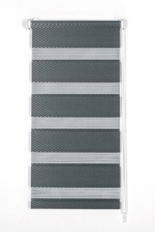 Roleta Dzień i Noc DECORI 95X230 Rattan 3608 grafitowa, 1 szt