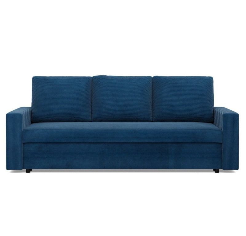 Kanapa TYLETEGOTU 3 osobowa BLOM sztruks granatowy 1 szt