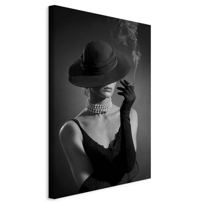 Obraz Artgeist Czarna elegancja 80 x 120 cm płótno włoskie 1 szt