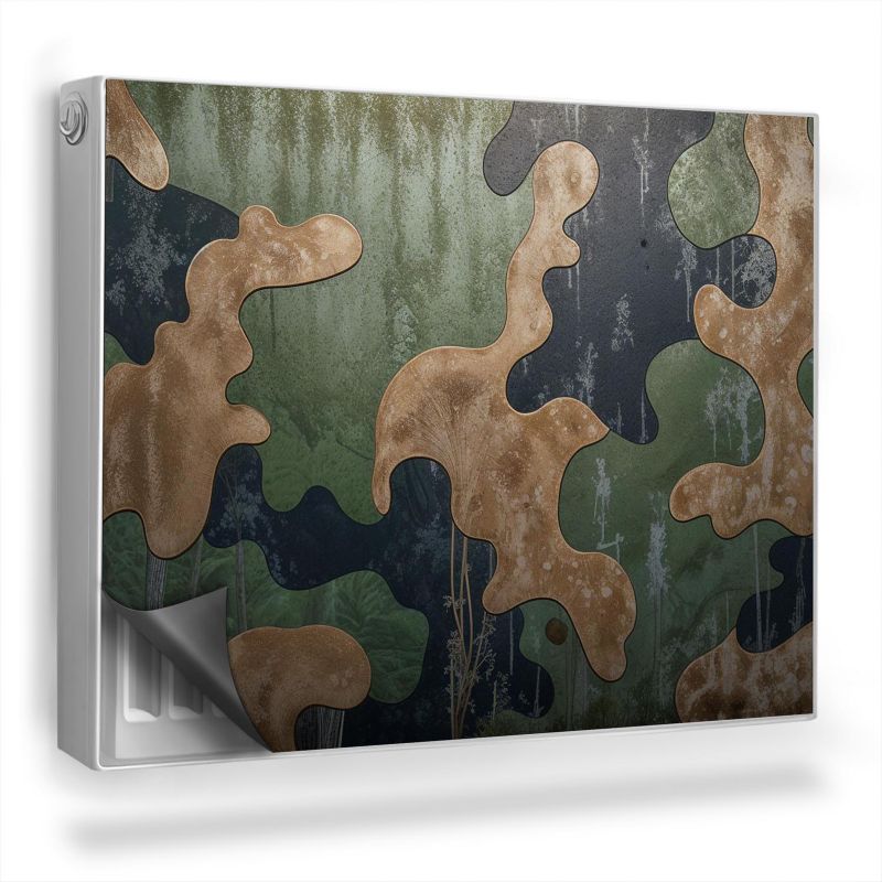 Dekoracyjna osłona mata na kaloryfer Wallfluent 80x60 cm Tekstura moro 1 szt.