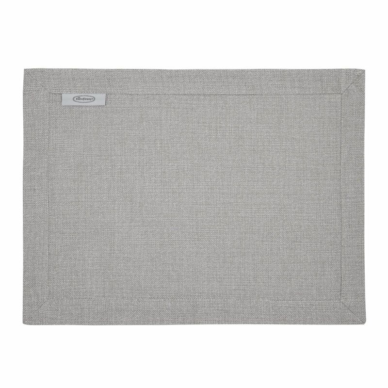 Podkładki STELLA 2 Eurofirany 30x40 cm jasnoszary zdobiony listwą 4 szt.