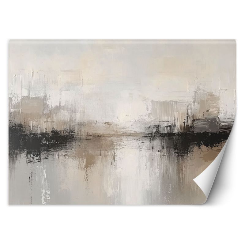 Fototapeta Feeby Nowoczesna Abstrakcja Szaro Beżowa 200x140 1 szt