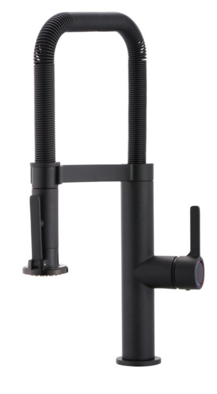 Bateria zlewozmywakowa GoodHome Kamut grafitowy mat