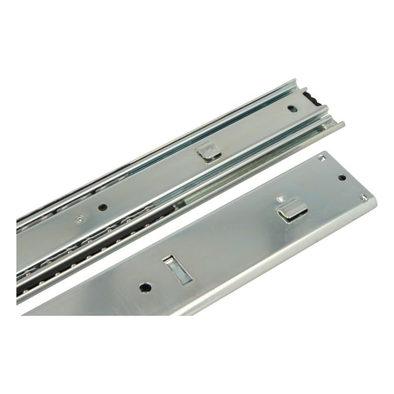 Prowadnica kulkowa do mebli metalowych Hakner 300mm 80kg - 1 par.