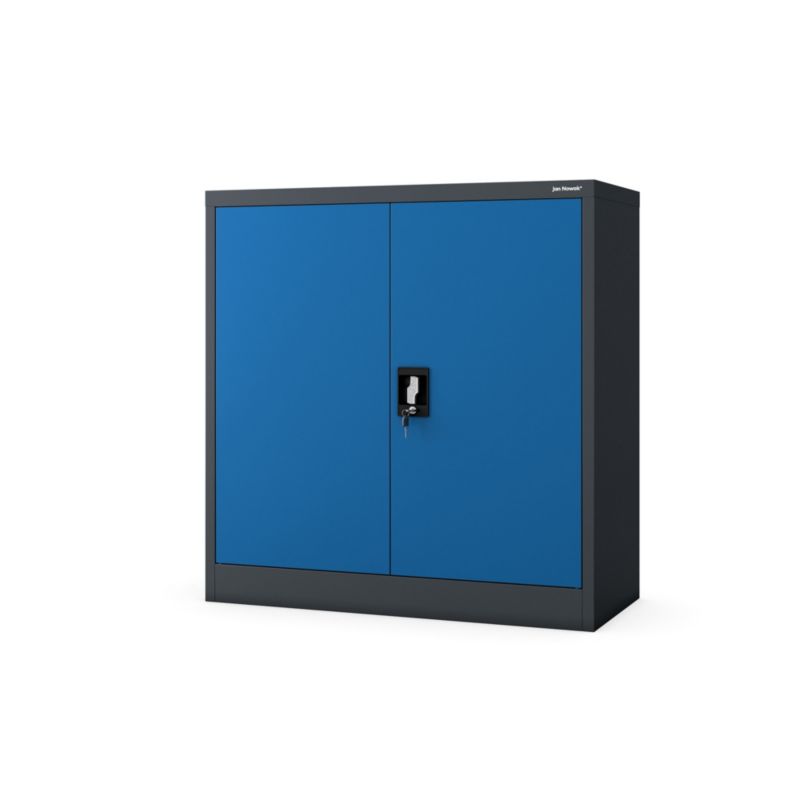 Szafka na akta osobowe Jan Nowak Beata antracytowo-niebieska 93x90x40 cm 1 szt