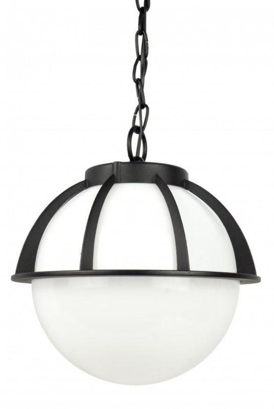 Lampa sufitowa zewnętrzna SU-MA Kule czarno-biała kula 1 x E27 x 60W IP43 wym: 69 x 30 x 30 cm - 1 szt.