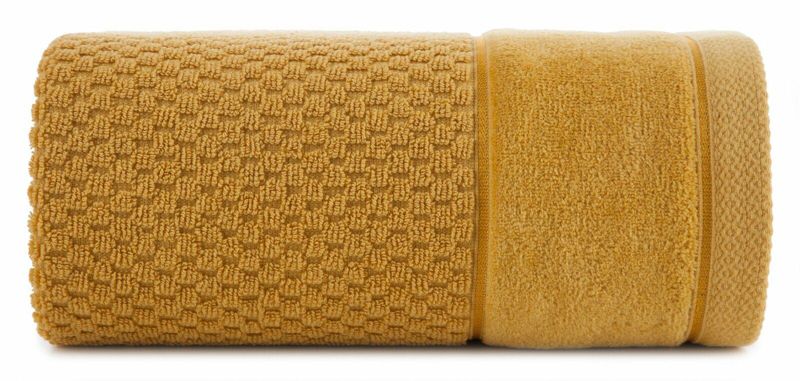 Ręcznik kąpielowy Frida Eurofirany 70x140 cm żółty szybkoschnący miękki 1 szt.