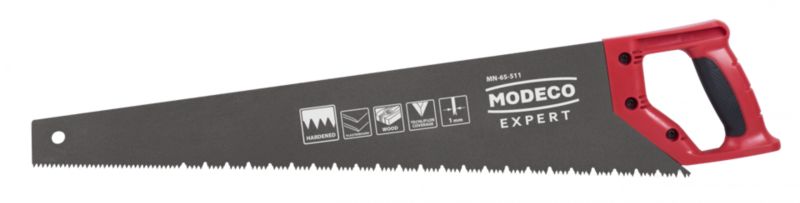 Piła płatnica Modeco Expert 500 mm ząb hartowany 9 zębów/cal 3 krawędzie tnące - zawieszka papierowa - 1 szt.