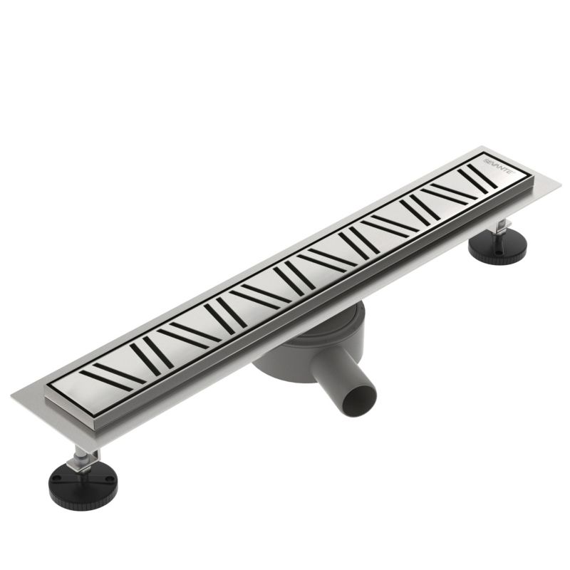 Odpływ liniowy obrotowy SEVANTE z maskownicą WK186 60 cm inox FLAT 1szt.