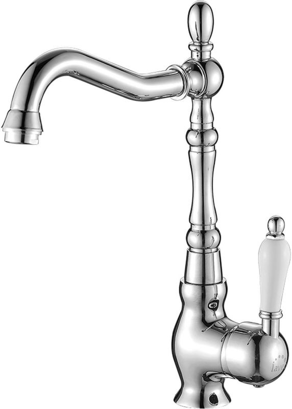 Bateria kuchenna Laveo Evora retro chrom jednouchwytowa, wylewka L, 1 szt.